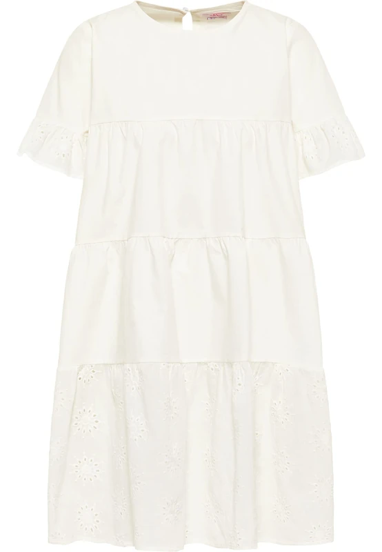 Sookie Women's Dress with Hole Lace 12523248-SO01, White, XS, Dress with Hole lace, XS