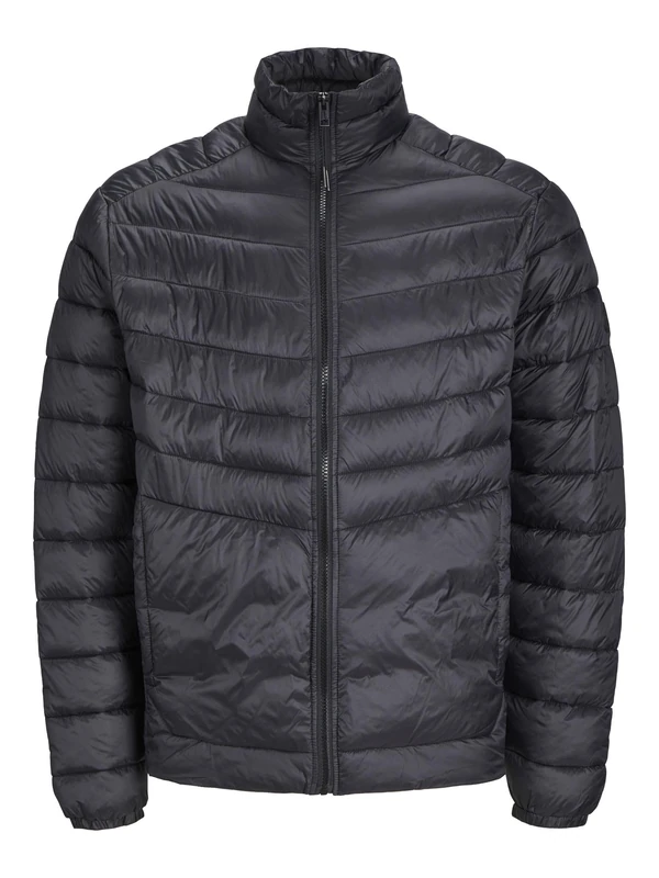 JACK & JONES Male Quilted Jacket, black, XS