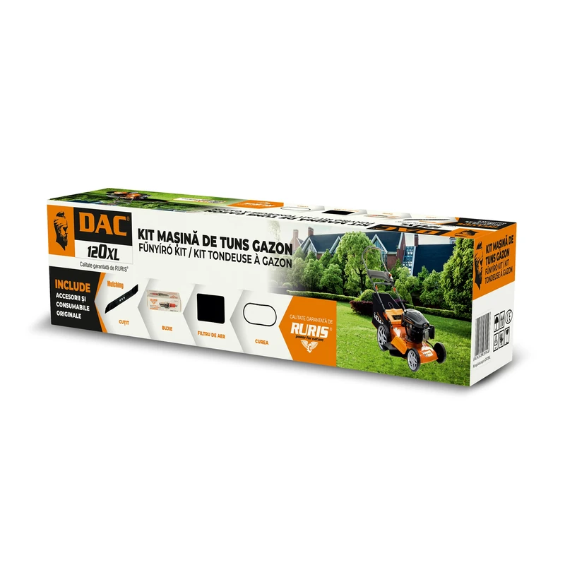 RURIS DAC 120XL Trimmer Kit with Cuteau, Boujie, Air Filter, Currey