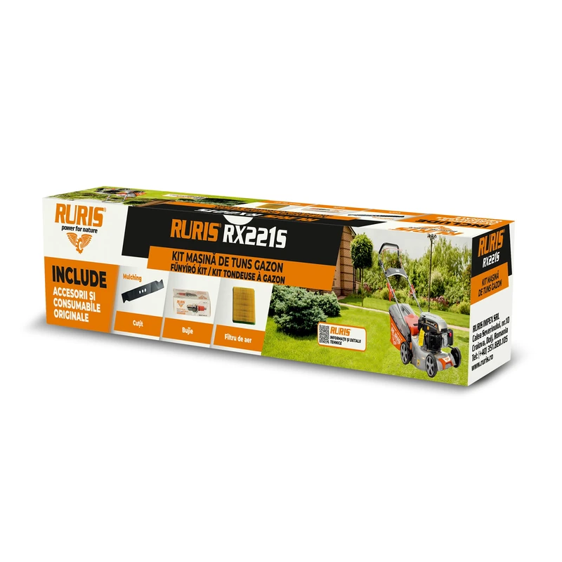 RURIS RX221S Lawnmower Kit - Includes Air Filter and Parts - Image 1