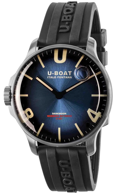 U-Boat Analog 8704/C, Black/White, Modern