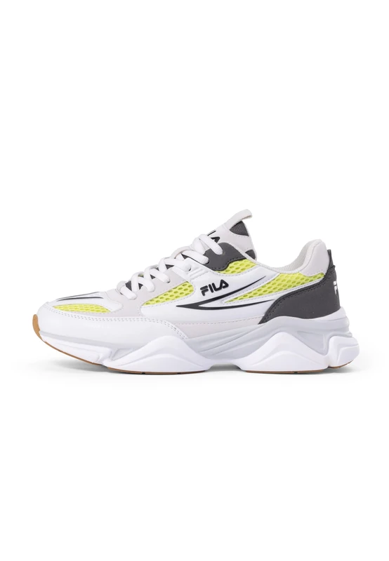 FILA Women's Recade Wmn Trainers, White Wild Lime, 5.5 UK