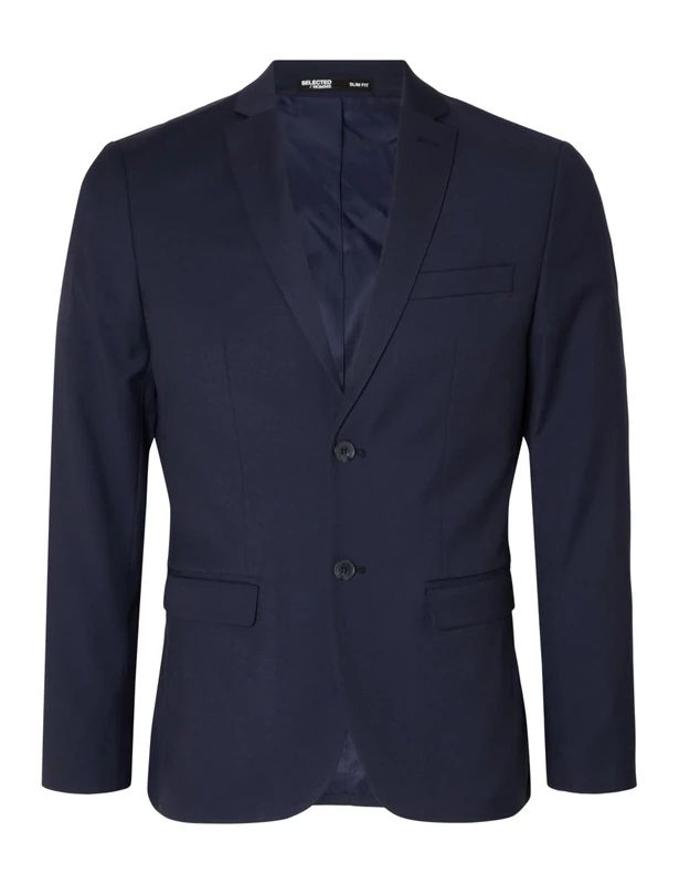 Selected Homme Men's Slhslim-Cedric Structure BLZ Noos Jacket, Blazer Navy, 44