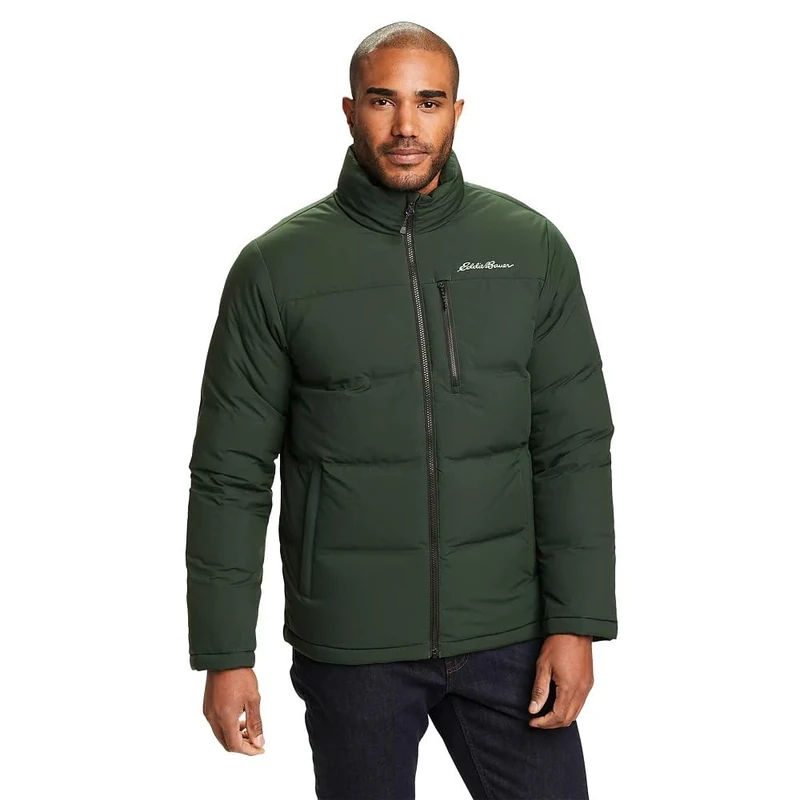 Eddie Bauer Men's Glacier Peak Seamless Stretch Jacket, Dark Olive, Medium - Image 1