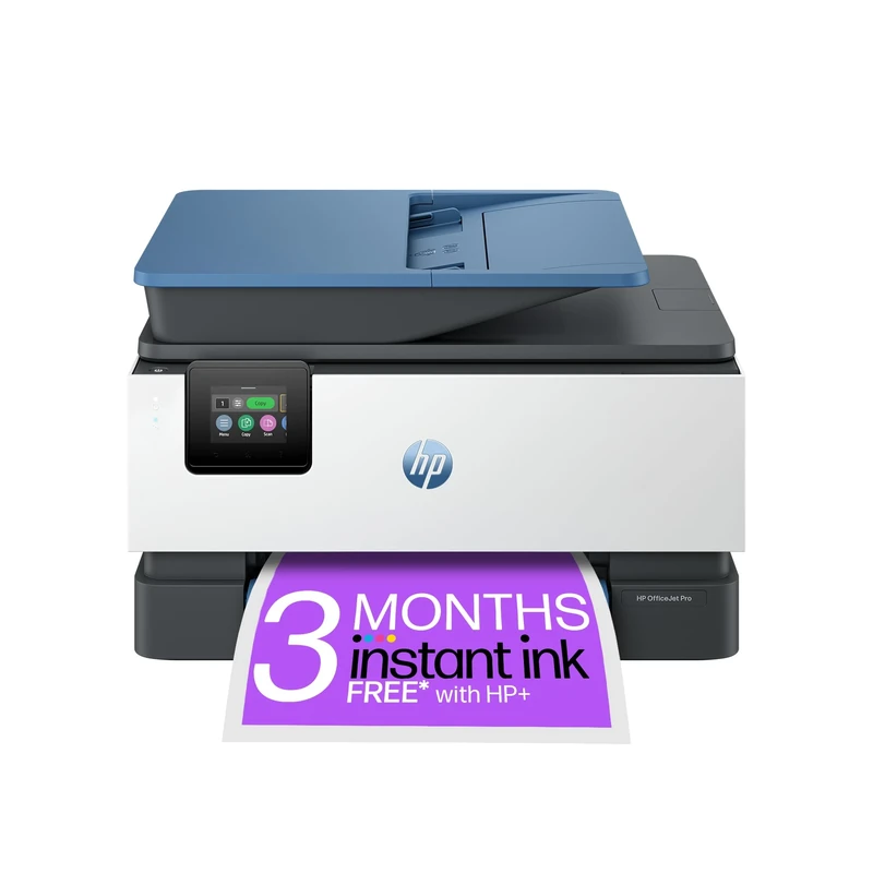 HP OfficeJet Pro 9125e All-in-One Printer | Colour | Printer for Small Office | Print, Scan, Copy, Fax, Automatic Document Feeder| 3 Months of free Instant Ink | Easy Setup | Up To 3 Years Warranty