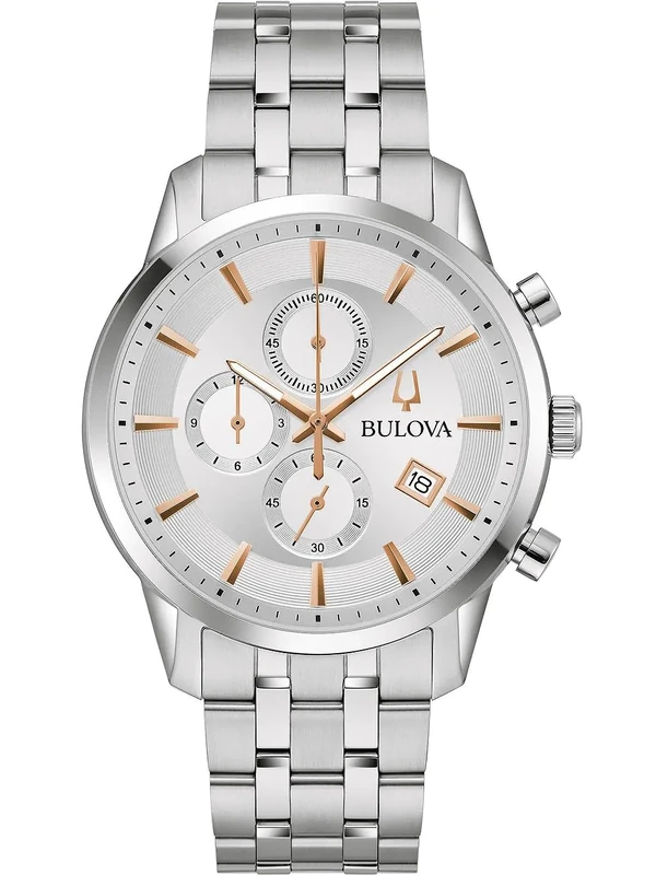 BULOVA Analog 96B411, Silver - Image 1