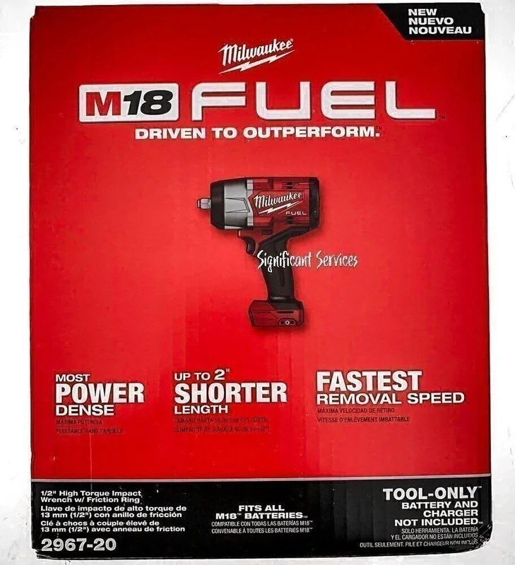 Milwaukee 2967-20 M18 Fuel 18V 1/2" High Torque Impact Wrench