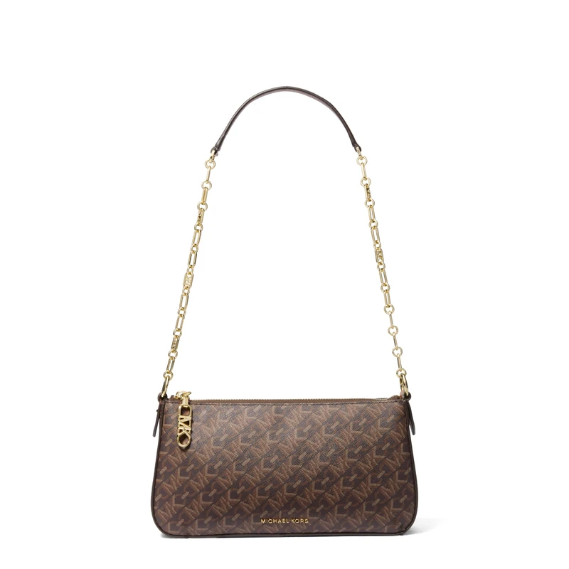 Michael Kors 32H3G8EW6B-227 MD CHAIN POUCHETTE Female BRN/LUGGAGE Size One Size