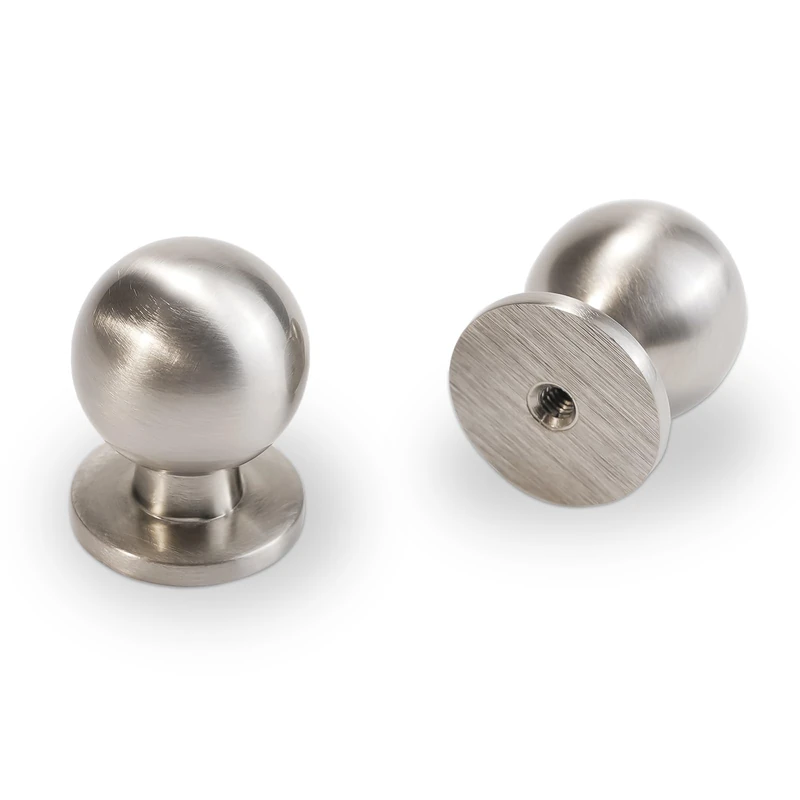 POVEFONK 30 Pack Brushed Satin Nickel Kitchen Cabinet Knobs Drawer Knobs Kitchen Cabinet Hardware Zinc Alloy Handles Drawer Knobs Dresser Handles
