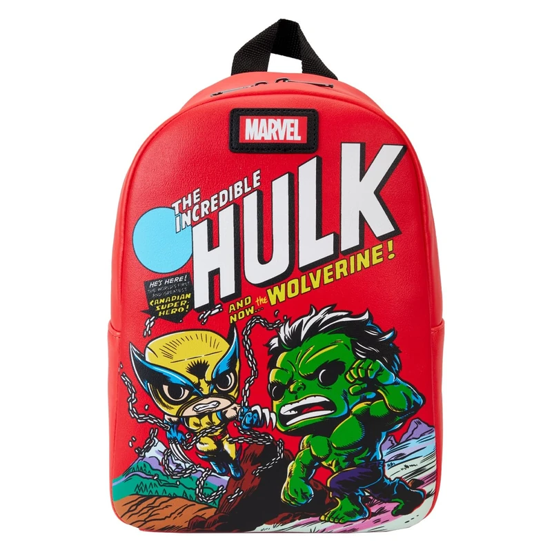 Loungefly Pop! MINIBK: MARVEL - Wolverine - WOLVERINE 50TH ANNIVERSARY COMIC ACTION - X-Men - Premium Vegan Leather - Gift Idea - Official Merchandise - for Boys, Girls Men and Women