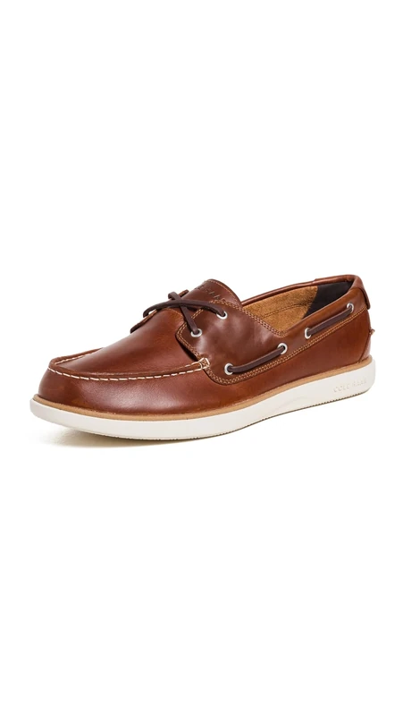 Cole Haan Men's Grandpro Boat Shoe, British Tan/Madeira/Ivory, 6.5 UK