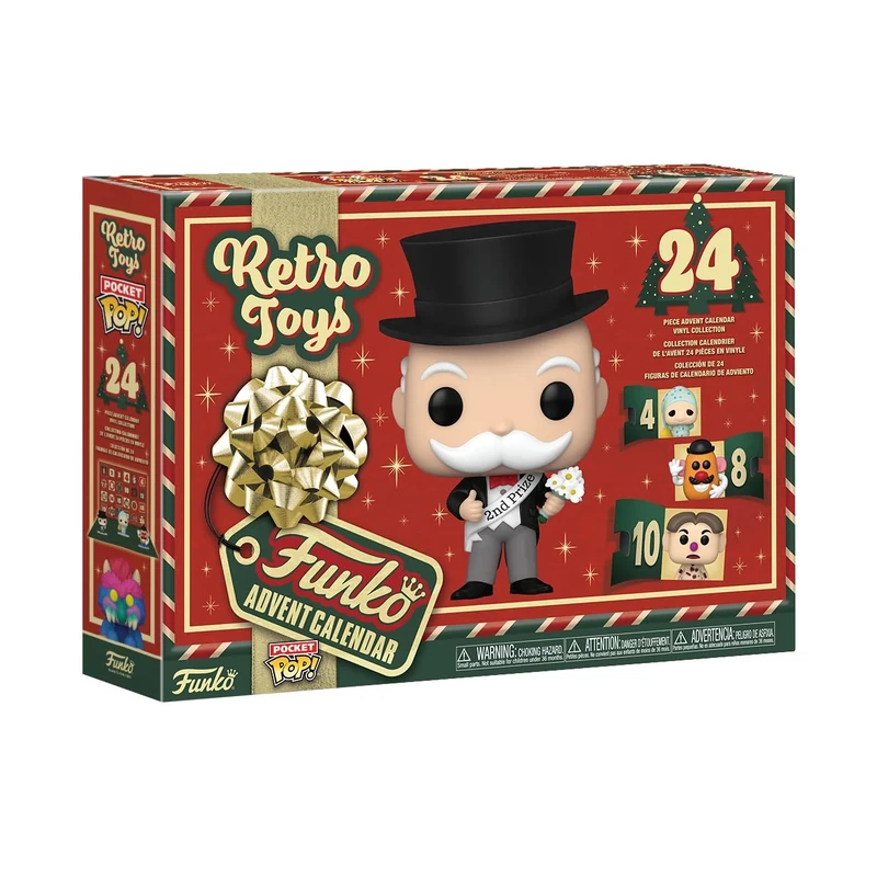 Funko Advent Calendar: Hasbro 2024-24 Days Of Surprise - Collectable Vinyl Mini Figures - Mystery Box - Gift Idea - Holiday Xmas for Girls, Boys & Kids