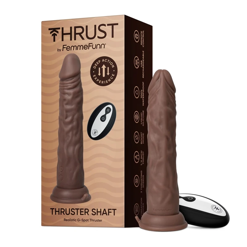 Femmefunn Thruster Shaft Brown One Size