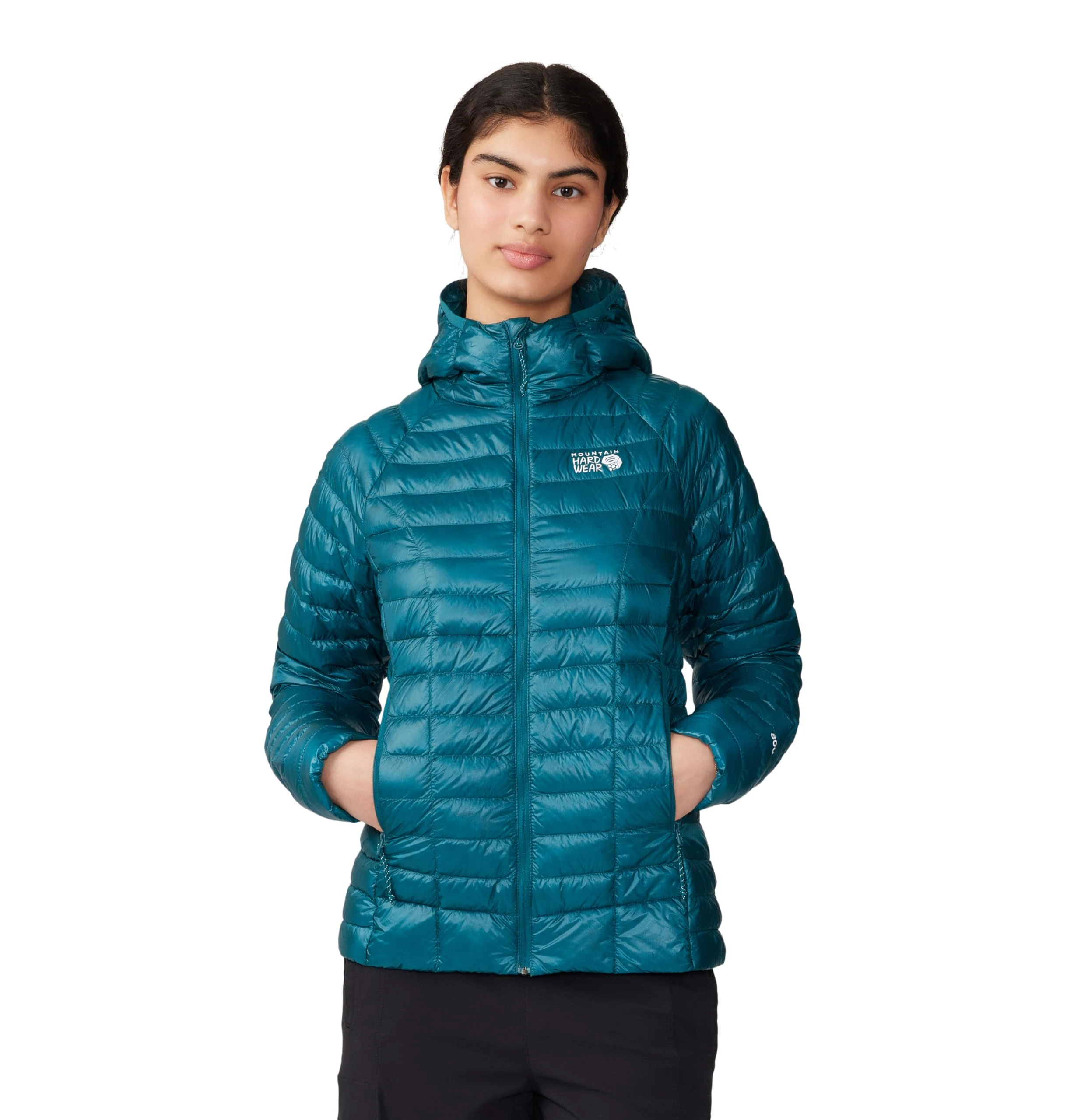 Mountain Hardwear Women's Ghost Whisperer Hoody Jacket, Jack Pine-New 2024, XS