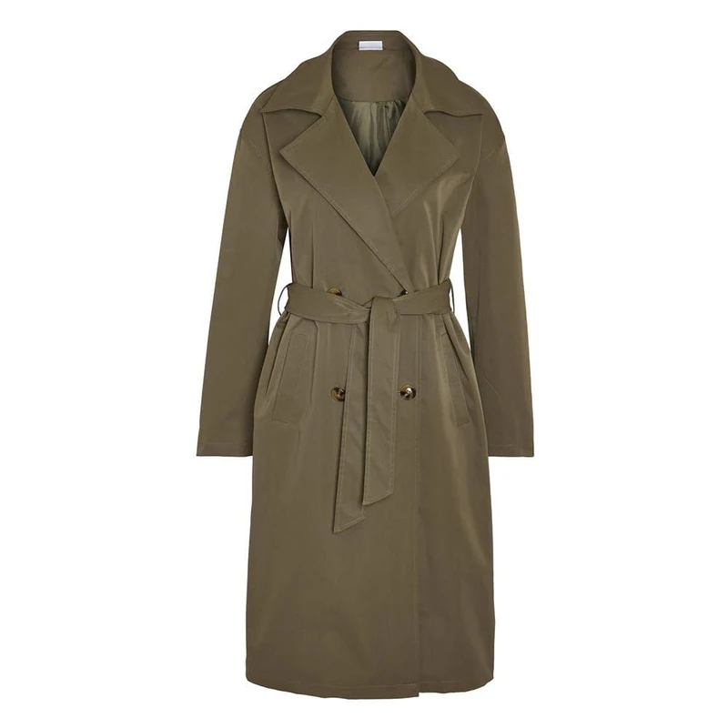 Noisy may Nmmanya L/S Noos Women's Trench Coat, Kalamata, S
