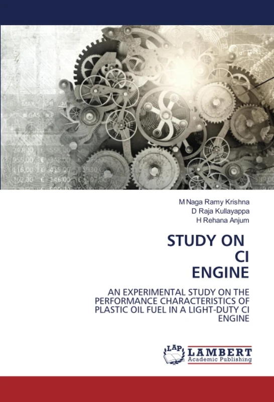 STUDY ON CI ENGINE: AN EXPERIMENTAL STUDY ON THEPERFORMANCE CHARACTERISTICS OFPLASTIC OIL FUEL IN A LIGHT-DUTY CIENGINE