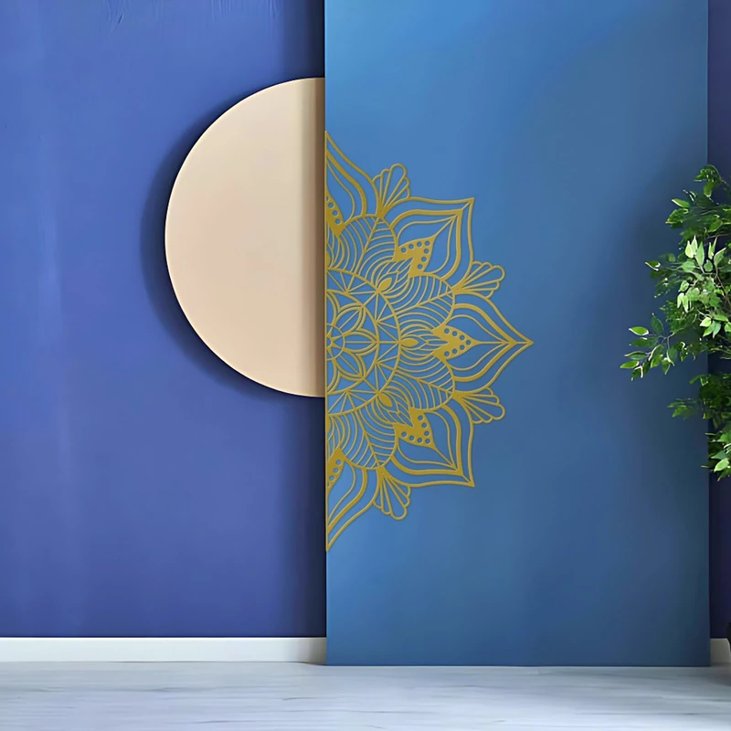 Resama Large Metal Mandala Wall Decor, Unique Lotus Flower Wall Art, Suitable for Office and Home Indoor and Outdoor Decoration…