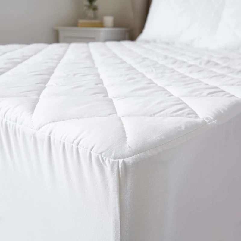 Bianca Temperature Controlling TENCEL Lyocell King Mattress Protector White