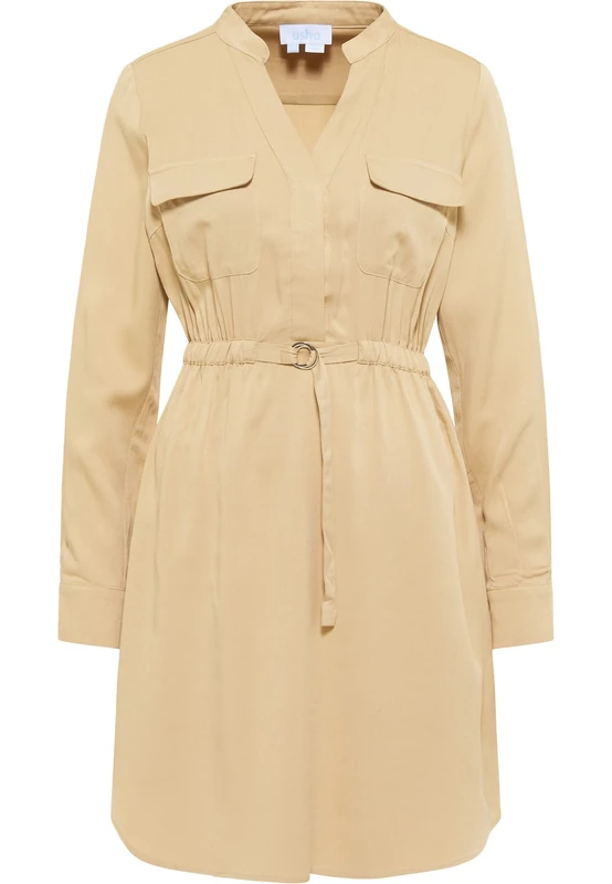 JANTJEL Women's Kleid mit Langem Arm, Dress with Long Sleeves, XL