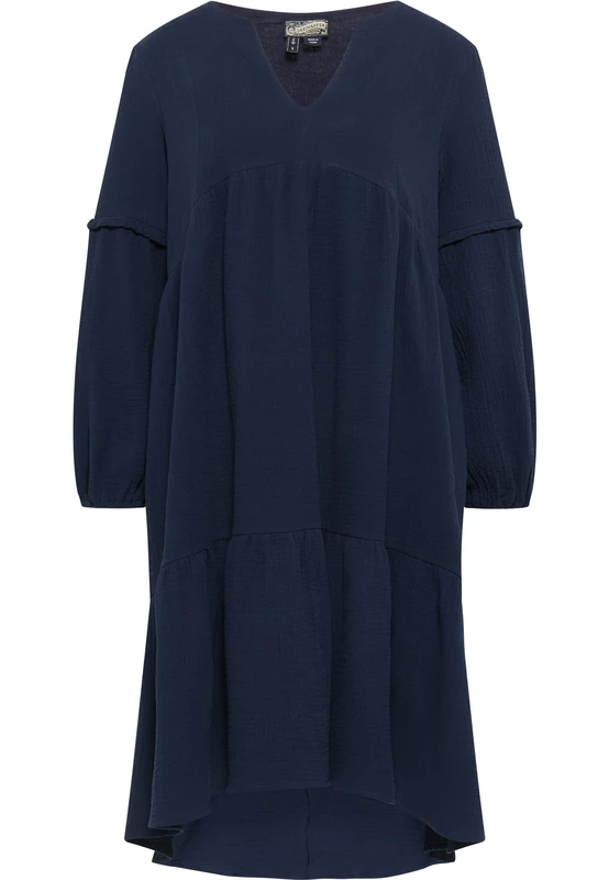 incus Women's Weites Musselinkleid, Wide Muslin Dress, XS