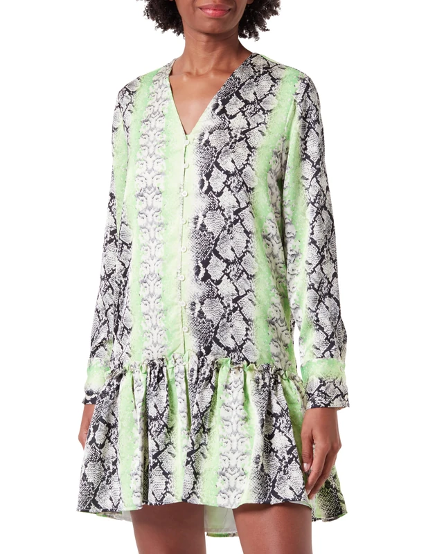 IKITA Women's Reptile Print Dress, S