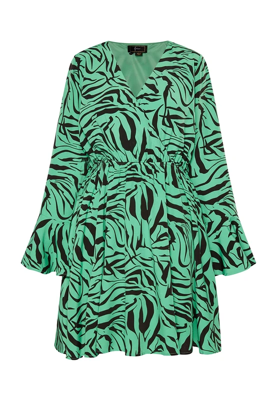 nelice Women's, Dress-Zebra Print, XS