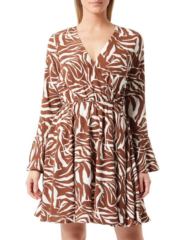 nolie Women's, Dress-Zebra Print, L