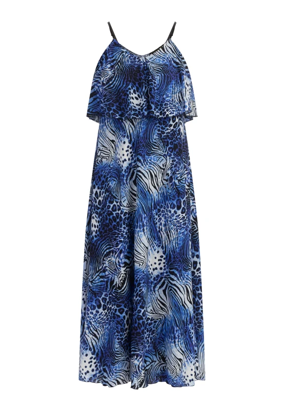nolie Women's Maxi Dress with Animal Print, L - Image 1