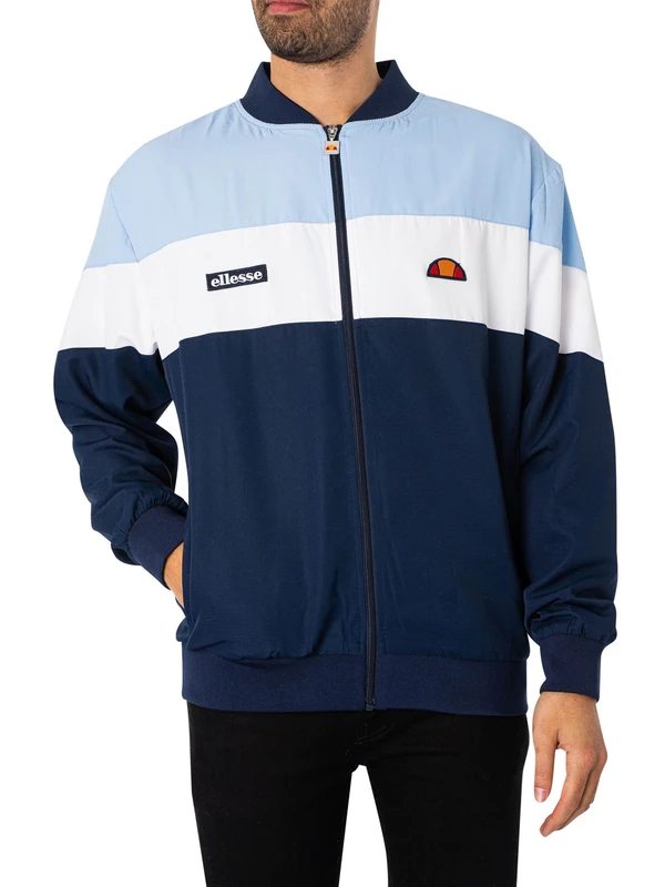 Ellesse Brolo Track Top Light Blue/White/Navy XL