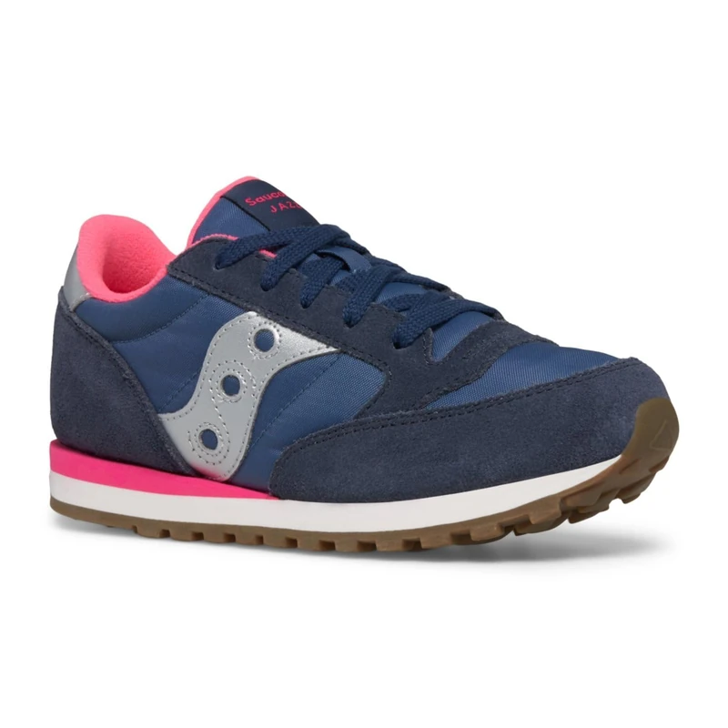 Saucony Originals Jazz Original Sneaker, Navy/Silver/Pink, 11.5 UK - Image 1