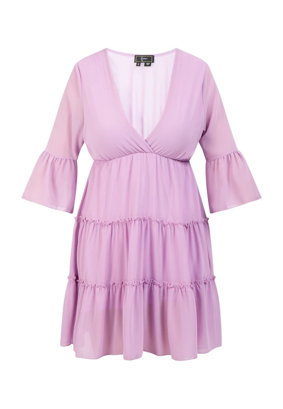 nolie Women's Ruffle Mini Dress, XL