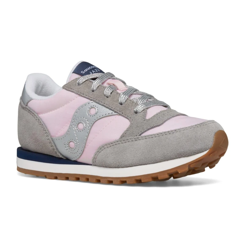 Saucony Originals Jazz Original Sneaker, Blush/Grey/Silver, 13.5 UK - Image 1