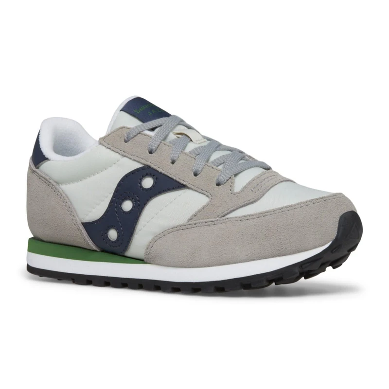 Saucony Originals Jazz Original Sneaker, Grey/Navy/Green, 13 UK - Image 1