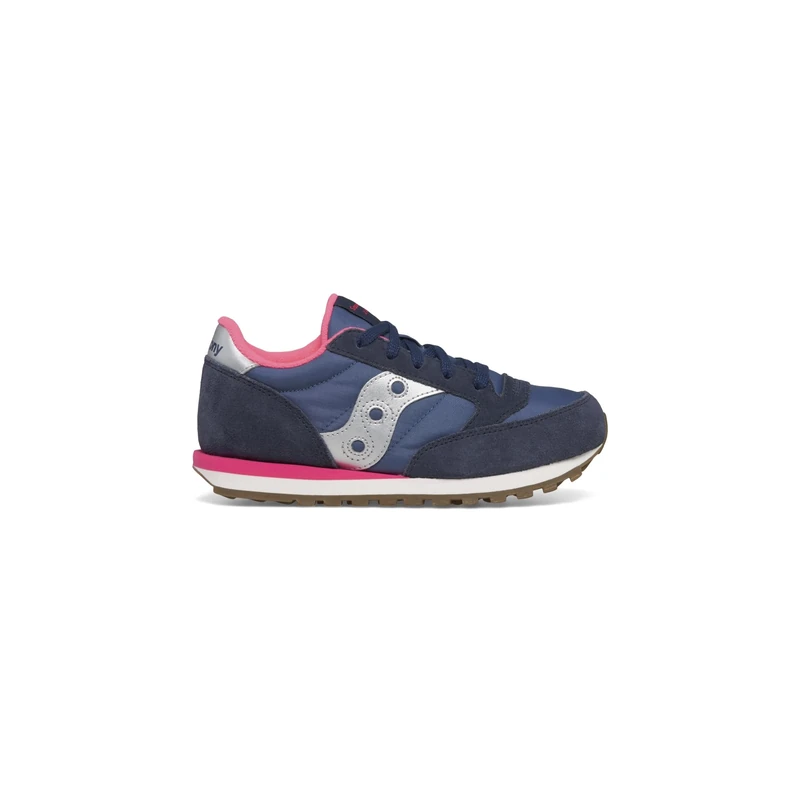 Saucony Originals Jazz Original Sneaker, Navy/Silver/Pink, 10 UK