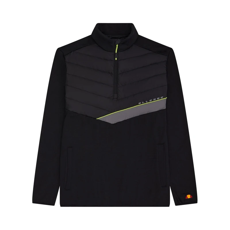 Ellesse Mens Guez Half Zip Black XL