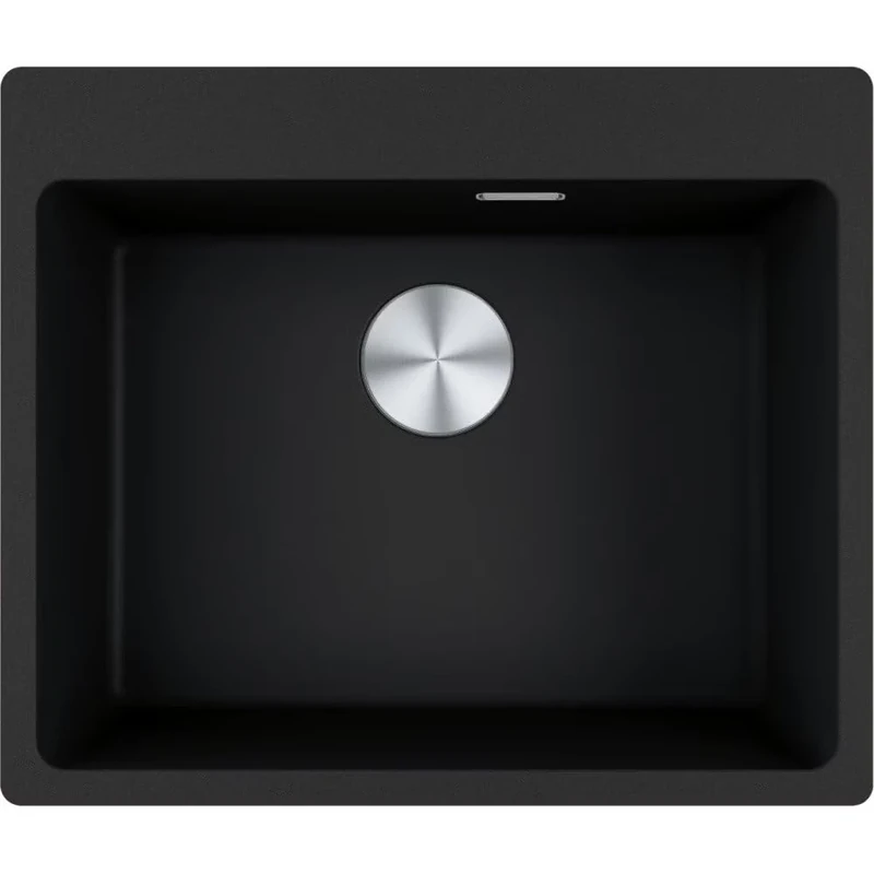 Kitchen Sink Made of Granite (Fragranite) with a Single Bowl from Franke Maris MRG 610-54 FTL - Onyx - 114.0661.796