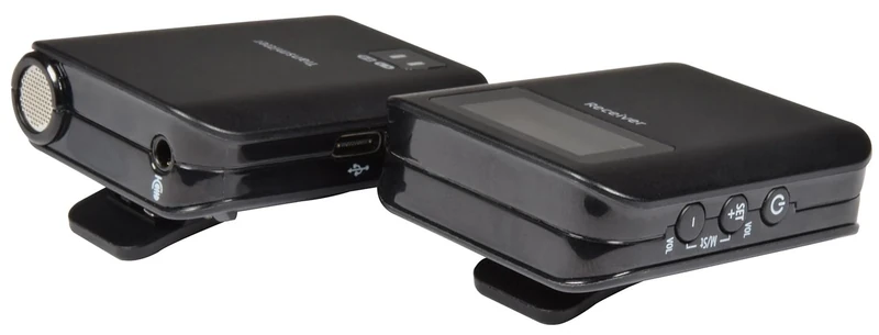 Chord | LM58 Compact Wireless Lavalier Microphone Transmitter & Receiver Set Perfect for Smartphone Camera Podcast Interview, YouTube & Facebook Live