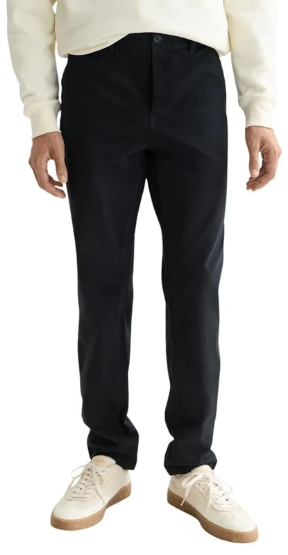 Scotch & Soda Men's Stuart Chino, Black, 31 W/32 L