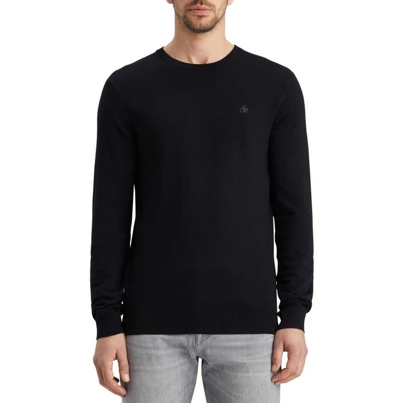 Scotch & Soda Core - Viscose Pullover Crewneck Black