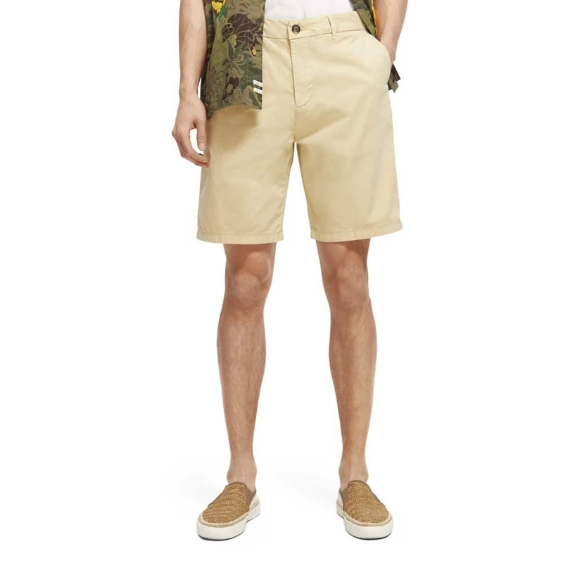 Scotch & Soda Men's Stuart-Chino Short, Sand, 29W