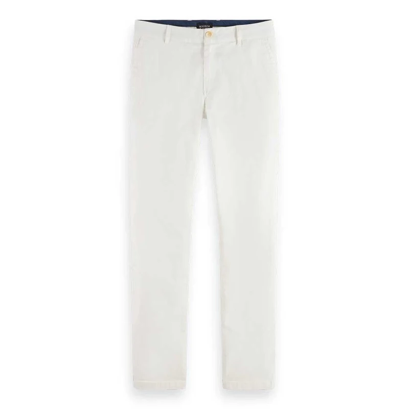 Scotch & Soda Men's Mott Chino, Off White, 30-30