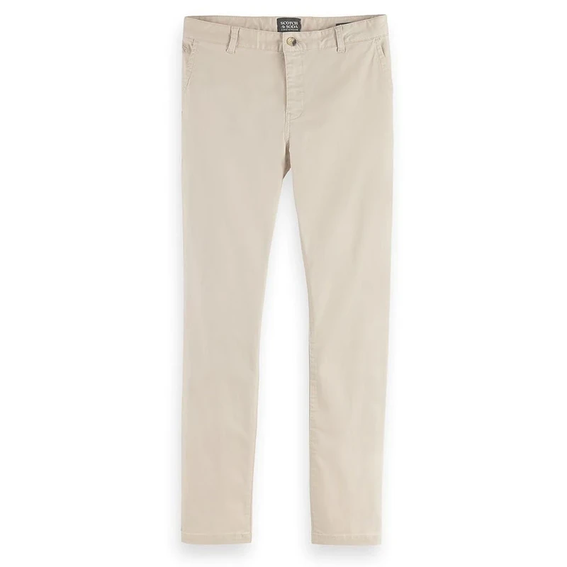 Scotch & Soda Men's Stuart Chino Pants, Parchment 7347, 31 W/34 L