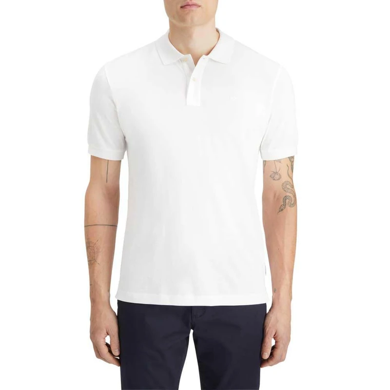 Scotch & Soda Core - Logo Pique Polo White