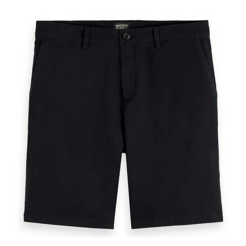 Scotch & Soda Men's Stuart-Chino Short, Black, 36W