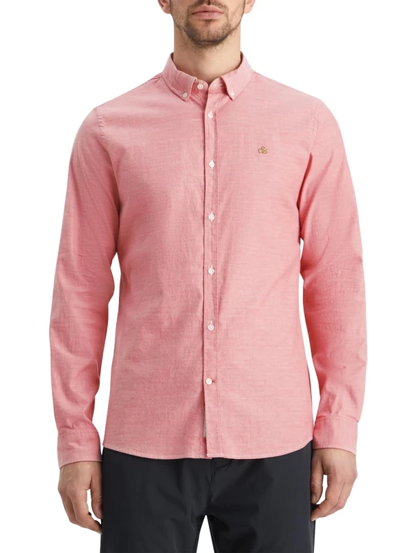 Scotch & Soda Men's Seasonal Essentials Oxford Shirt, ni 7329, S