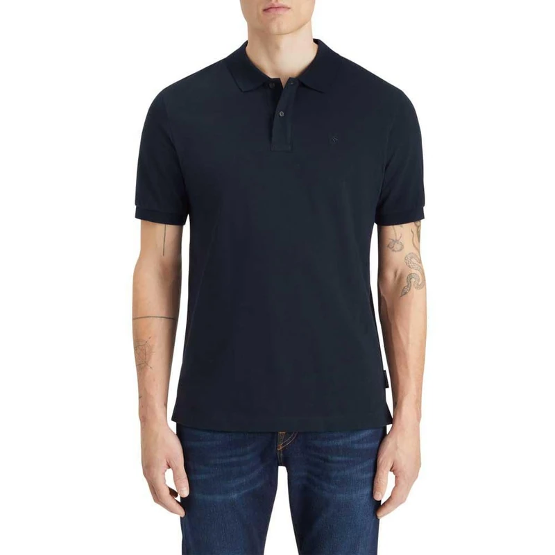Scotch & Soda Men's Logo Polo Shirt, Night 401, XL