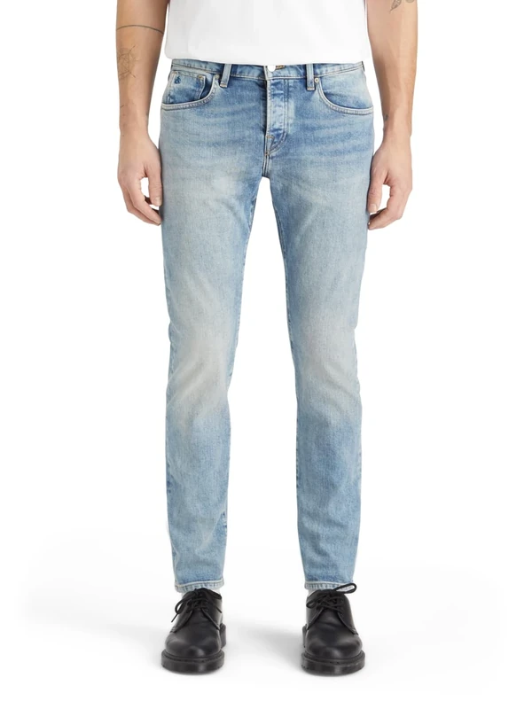 Scotch & Soda Men's Ralston Jeans, Aqua Blue, 38-34