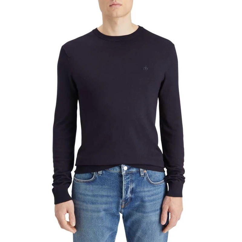 Scotch & Soda Men's Viscose Pullover Sweater, Night, M