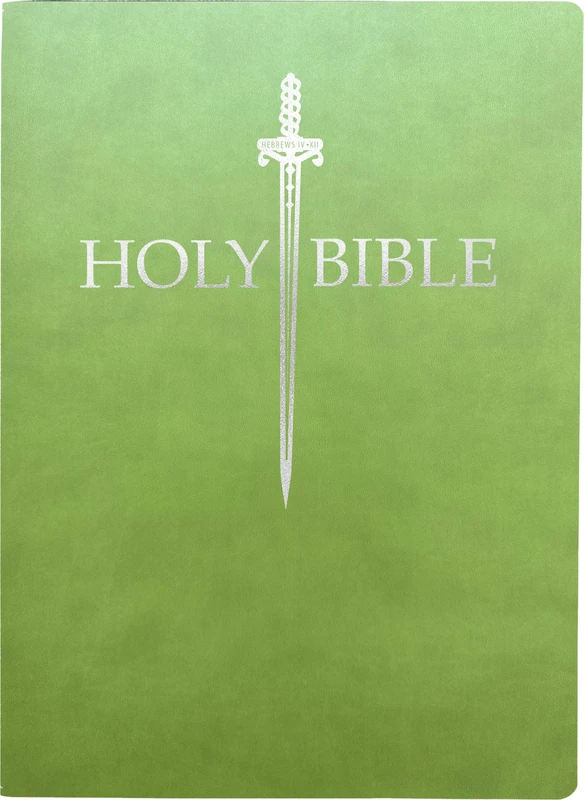 KJV Sword Bible, Large Print, Olive Ultrasoft: (Red Letter, Green, 1611 Version) (King James Version Sword Bible)