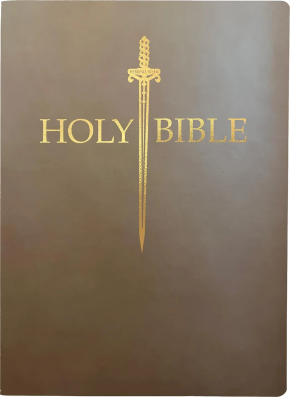KJV Sword Bible, Large Print, Coffee Ultrasoft: (Red Letter, Brown, 1611 Version) (King James Version Sword Bible)